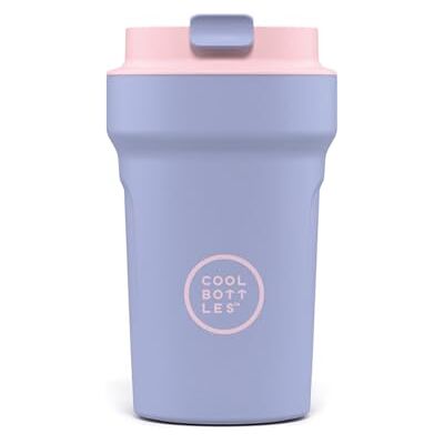 Cool Bottles Paradise Tumbler Thermobecher aus Edelstahl 350 ml Mykonos Blau und Rosa Luftdichter Deckel Kalte Getränke 10 Stunden und heiße Getränke 5 Stunden Fleckabweisend Cool Bottles Paradise Tumbler Thermobecher aus Edelstahl 350 ml Mykonos Blau und Rosa Luftdichter Deckel Kalte Getränke 10 Stunden und heiße Getränke 5 Stunden Fleckabweisend