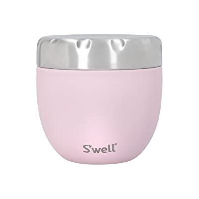 S'well Eats 2-in-1 Futternapf mit Schraubdeckel, 636 ml, rosa Topas, dreifach isolierte und auslaufsichere Lebensmittelflasche für unterwegs bis zu 11h kalt/7h heiß S'well Eats 2-in-1 Futternapf mit Schraubdeckel, 636 ml, rosa Topas, dreifach isolierte und auslaufsichere Lebensmittelflasche für unterwegs bis zu 11h kalt/7h heiß