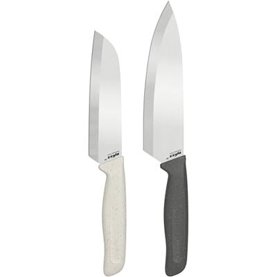 Zyliss Classic 2er Messerset Kochmesser & Santoku Messer, Klingenschutz Zyliss Classic 2er Messerset Kochmesser & Santoku Messer, Klingenschutz