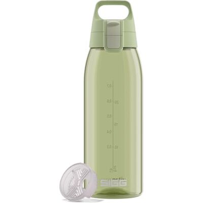 Sigg Tritan Trinkflasche Total Color ONE Eco Green Für Kohlensäurehaltige Getränke Geeignet Spülmaschinenfest Auslaufsicher Leicht BPA-frei Grün 1L Sigg Tritan Trinkflasche Total Color ONE Eco Green Für Kohlensäurehaltige Getränke Geeignet Spülmaschinenfest Auslaufsicher Leicht BPA-frei Grün 1L