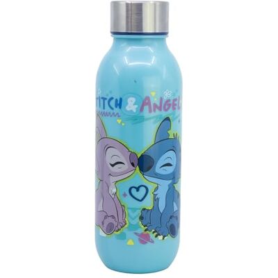 Stor Stitch Trinkflasche 640ml Kinder Wiederverwendbare Wasserflasche aus Kunststoff mit Stahlverschluss BPA-frei Schule Sport Stor Stitch Trinkflasche 640ml Kinder Wiederverwendbare Wasserflasche aus Kunststoff mit Stahlverschluss BPA-frei Schule Sport