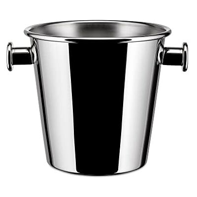 Alessi 5051 Eiseimer mit Griffen und Rost aus Edelstahl 18/10 glänzend polierte Aussenseite, mattierte Innenseite Alessi 5051 Eiseimer mit Griffen und Rost aus Edelstahl 18/10 glänzend polierte Aussenseite, mattierte Innenseite