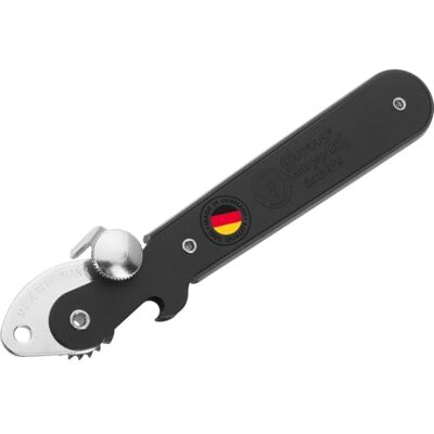 Westmark Hebeldosenöffner "Columbus" – Schmaler Dosenöffner mit Kapselheber ideal zum Öffnen von Konservendosen und Flaschen – Schwarz, 1025227S Westmark Hebeldosenöffner "Columbus" – Schmaler Dosenöffner mit Kapselheber ideal zum Öffnen von Konservendosen und Flaschen – Schwarz, 1025227S