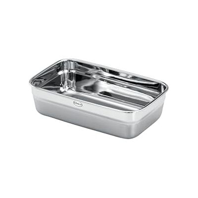 RÖSLE Dose FLEXX 2GO 1,5 L eckig, Lunchbox aus Edelstahl, Mikrowellen- und Backofengeeignet bis 150 °C, spülmaschinengeeignet, silbern RÖSLE Dose FLEXX 2GO 1,5 L eckig, Lunchbox aus Edelstahl, Mikrowellen- und Backofengeeignet bis 150 °C, spülmaschinengeeignet, silbern