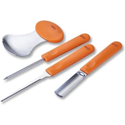 Zenker Modellierwerkzeug Halloween 4-tlg, Orange Zenker Modellierwerkzeug Halloween 4-tlg, Orange