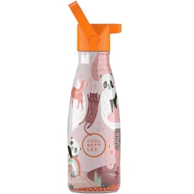 Cool Bottles Thermosflasche für Kinder 260 ml Panda Gang Wasserflasche aus Edelstahl Kalte Getränke 36 Stunden und Heiße Getränke 18 Stunden Farbprägung BPA Frei Cool Bottles Thermosflasche für Kinder 260 ml Panda Gang Wasserflasche aus Edelstahl Kalte Getränke 36 Stunden und Heiße Getränke 18 Stunden Farbprägung BPA Frei