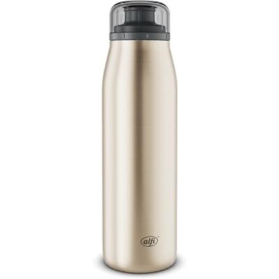 alfi ISO BOTTLE 500ml, gold champagner, Isoliertrinkflasche aus Edelstahl, absolut dichter Drehverschluss, hält 12 Stunden heiß, 24 Stunden kalt, Trinkflasche für Kohlensäure, BPA-frei alfi ISO BOTTLE 500ml, gold champagner, Isoliertrinkflasche aus Edelstahl, absolut dichter Drehverschluss, hält 12 Stunden heiß, 24 Stunden kalt, Trinkflasche für Kohlensäure, BPA-frei