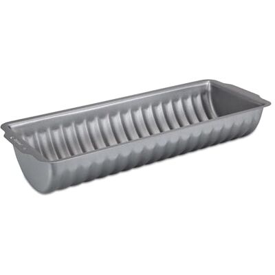 Städter we love baking Rehrückenform 30x11cm, Antihaftbeschichtete Form für perfekte Backergebnisse, Silber, 1500ml, PFAS-frei, Temperaturbeständig bis 250°C Städter we love baking Rehrückenform 30x11cm, Antihaftbeschichtete Form für perfekte Backergebnisse, Silber, 1500ml, PFAS-frei, Temperaturbeständig bis 250°C