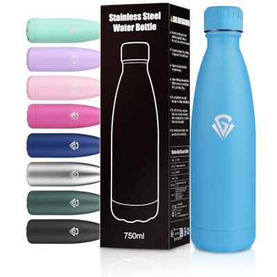 JAPORIA Thermosflasche 750ml, Doppelwandig Isoliert, Auslaufsicher Isolierflasche, BPA-Frei, Kohlensäure Geeignet, Strapazierfähig, Flasche für Büro, Schule, Fahrrad JAPORIA Thermosflasche 750ml, Doppelwandig Isoliert, Auslaufsicher Isolierflasche, BPA-Frei, Kohlensäure Geeignet, Strapazierfähig, Flasche für Büro, Schule, Fahrrad