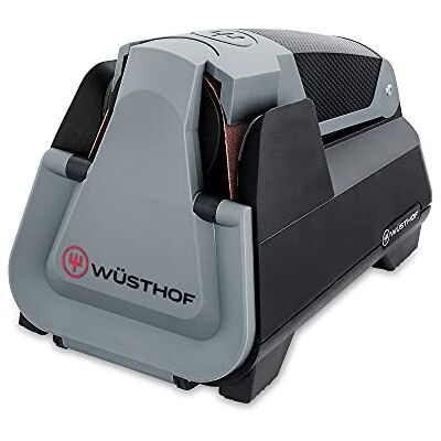 WÜSTHOF Easy Edge elektrischer Messerschärfer, 18 x 11 x 13 cm, Schwarz / Grau WÜSTHOF Easy Edge elektrischer Messerschärfer, 18 x 11 x 13 cm, Schwarz / Grau