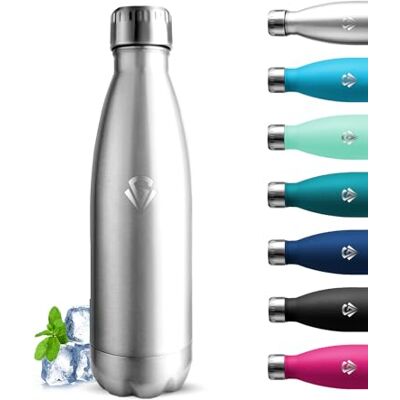 Grsta Thermosflasche, 750ml Trinkflasche Edelstahl, BPA-Frei, Flasche Auslaufsicher, Trinkflasche Kohlensäure Geeignet, Kalt & Warm, Wasserflasche für Camping, Büro, Fitness, Wandern, Reisen Grsta Thermosflasche, 750ml Trinkflasche Edelstahl, BPA-Frei, Flasche Auslaufsicher, Trinkflasche Kohlensäure Geeignet, Kalt & Warm, Wasserflasche für Camping, Büro, Fitness, Wandern, Reisen