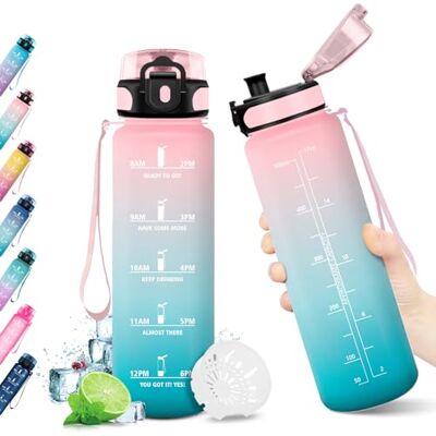 JAPORIA Trinkflasche 500ml, Kohlensäure Geeignet, Trinkflasche Auslaufsicher, Sportflasche für Maedchen, Jungen, Schule, Sport, Outdoor JAPORIA Trinkflasche 500ml, Kohlensäure Geeignet, Trinkflasche Auslaufsicher, Sportflasche für Maedchen, Jungen, Schule, Sport, Outdoor