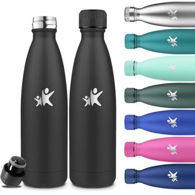 Grsta Thermosflasche 0,75 Liter, Trinkflasche Edelstahl, BPA-Frei, Trinkflaschen Auslaufsicher, 24h Kalt & 12h Warm, Wasserflasche Metall, Isolierflasche Doppelwandig, Flasche für Schule, Reisen, Grsta Thermosflasche 0,75 Liter, Trinkflasche Edelstahl, BPA-Frei, Trinkflaschen Auslaufsicher, 24h Kalt & 12h Warm, Wasserflasche Metall, Isolierflasche Doppelwandig, Flasche für Schule, Reisen,