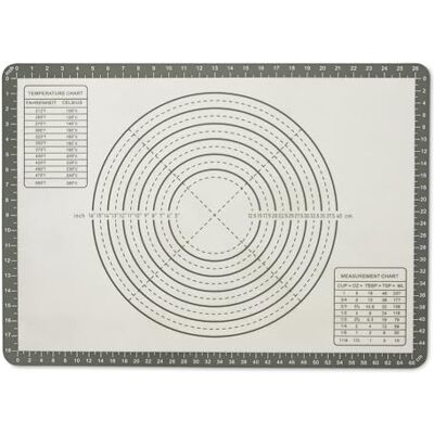 Amazon Basics Antihaft-Silikon-Backmatte mit Maßangaben, BPA-frei, Backofenfest, Extragroß 50,8cm x 71,1cm Amazon Basics Antihaft-Silikon-Backmatte mit Maßangaben, BPA-frei, Backofenfest, Extragroß 50,8cm x 71,1cm