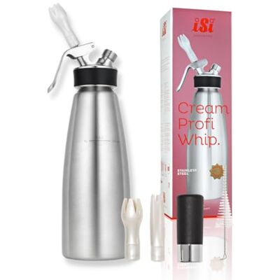 iSi 1730 Sahnespender 1000ml Cream Profi Whip 1 L, Aus hochwertigem Edelstahl rostfrei, Betrieb mit sahnekapseln, Für Sahne & weitere kalte Anwendungen, Spülmaschinenfest iSi 1730 Sahnespender 1000ml Cream Profi Whip 1 L, Aus hochwertigem Edelstahl rostfrei, Betrieb mit sahnekapseln, Für Sahne & weitere kalte Anwendungen, Spülmaschinenfest