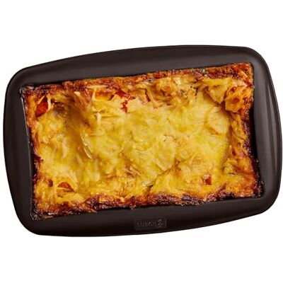 Lurch 85057 FlexiForm Lasagne Single rechteckige Backform 18,5x10,5x4,5cm Silikon braun Lurch 85057 FlexiForm Lasagne Single rechteckige Backform 18,5x10,5x4,5cm Silikon braun