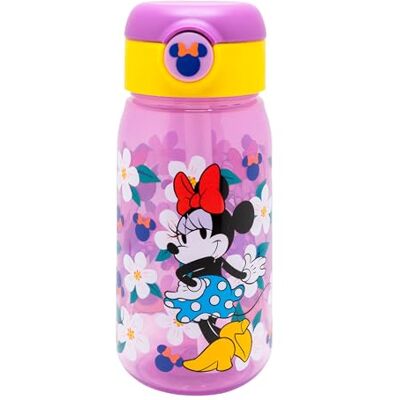Stor Kinder Trinkflasche Minnie Maus 510ml mit Strohhalm und Auslaufsicherem Deckel, BPA-frei Wiederverwendbar Kunststoff Stor Kinder Trinkflasche Minnie Maus 510ml mit Strohhalm und Auslaufsicherem Deckel, BPA-frei Wiederverwendbar Kunststoff