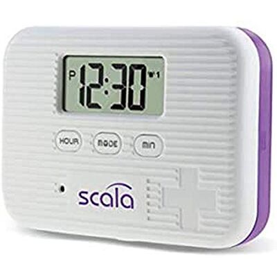 scala Pillenbox Timer 6 Fach,5 Alarmzeiten weiß scala Pillenbox Timer 6 Fach,5 Alarmzeiten weiß