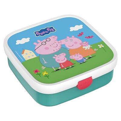 Mepal Bento Lunchbox für Kinder Groß Campus Peppa Pig 1,25 l Inklusive 2 auslaufsichere Bento Fächer & Gabel Mikrowellengeeignet Mepal Bento Lunchbox für Kinder Groß Campus Peppa Pig 1,25 l Inklusive 2 auslaufsichere Bento Fächer & Gabel Mikrowellengeeignet