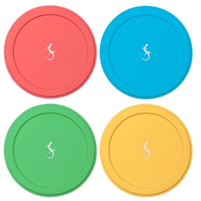 Lurch Joghurtbecherdeckel aus Silikon – 4er Set Luftdichter Verschluss für 500g Becher BPA-frei, lebensmittelecht & wiederverwendbar Spülmaschinen- & mikrowellengeeignet Lurch Joghurtbecherdeckel aus Silikon – 4er Set Luftdichter Verschluss für 500g Becher BPA-frei, lebensmittelecht & wiederverwendbar Spülmaschinen- & mikrowellengeeignet