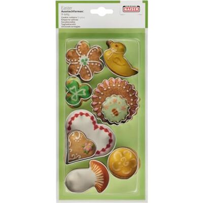 Kaiser Ausstechformen Ostern 9-teilig, Plätzchen Ausstecher, Keksausstecher, Plätzchenausstecher, Cookie Cutter, zum Ausstechen von Plätzchen, Keksen, Fondant Kaiser Ausstechformen Ostern 9-teilig, Plätzchen Ausstecher, Keksausstecher, Plätzchenausstecher, Cookie Cutter, zum Ausstechen von Plätzchen, Keksen, Fondant