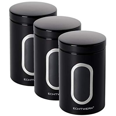 ECHTWERK - Vorratsdose 11x17.5 cm - Schwarz - Food Storage ECHTWERK - Vorratsdose 11x17.5 cm - Schwarz - Food Storage