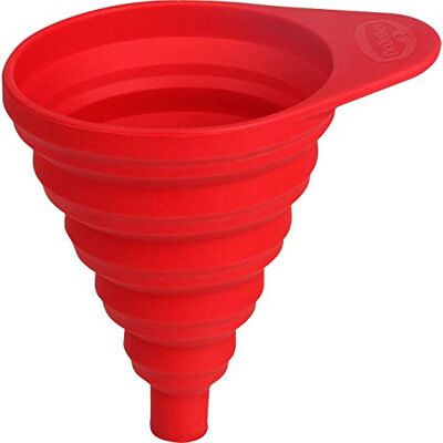 Dr. Oetker 1930 Silikon-Trichter, rot, 8 x 8 x 10,5 cm Dr. Oetker 1930 Silikon-Trichter, rot, 8 x 8 x 10,5 cm