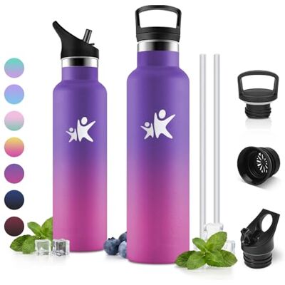 JAPORIA Isolierflasche Edelstahl 750ml, Doppelwandig Isoliert, Thermosflasche BPA-frei, Auslaufsicher, Kohlensäure Geeignet, Wasserflasche für Fitness, Outdoor, Camping JAPORIA Isolierflasche Edelstahl 750ml, Doppelwandig Isoliert, Thermosflasche BPA-frei, Auslaufsicher, Kohlensäure Geeignet, Wasserflasche für Fitness, Outdoor, Camping
