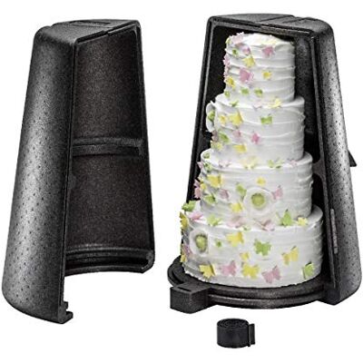 Thermohauser EPP-Thermobox Etagen-Tortenständer, schwarz, für eine max. 5-stöckige Etagere mit max. Durchm. 46 cm und 72 cm Höhe Thermohauser EPP-Thermobox Etagen-Tortenständer, schwarz, für eine max. 5-stöckige Etagere mit max. Durchm. 46 cm und 72 cm Höhe