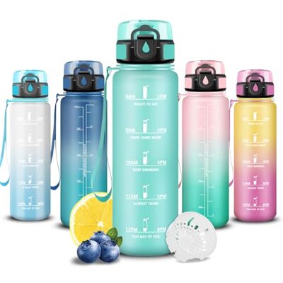 Grsta Trinkflasche Kinder- 0 5 liter- Wasserflasche, Trinkflasche mit Uhrzeit, Wasserflasche mit Zeitmarkierung, Leicht zu Reinigen, Kinder Flasche für Schule, Outdoor, Camping, Running, Fitness, Büro Grsta Trinkflasche Kinder- 0 5 liter- Wasserflasche, Trinkflasche mit Uhrzeit, Wasserflasche mit Zeitmarkierung, Leicht zu Reinigen, Kinder Flasche für Schule, Outdoor, Camping, Running, Fitness, Büro