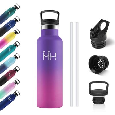 KollyKolla Thermosflasche 500ml, Thermoskanne mit Strohhalm, Trinkflasche Kohlensäure Geeignet, Vakuum Edelstahl Trinkflasche, BPA-Frei, Wasserflasche für Kinder, Schule, Camping, Frauen, Männer, Wandern KollyKolla Thermosflasche 500ml, Thermoskanne mit Strohhalm, Trinkflasche Kohlensäure Geeignet, Vakuum Edelstahl Trinkflasche, BPA-Frei, Wasserflasche für Kinder, Schule, Camping, Frauen, Männer, Wandern