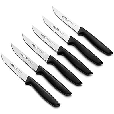Arcos Serie Niza Set Gemüsemesser Klinge Nitrum Edelstahl 110 mm HandGriff Polypropylen Farbe Schwarz Arcos Serie Niza Set Gemüsemesser Klinge Nitrum Edelstahl 110 mm HandGriff Polypropylen Farbe Schwarz