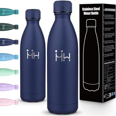 Motswedi Thermosflasche 1l, Doppelwand Vakuum, Edelstahl Trinkflasche, Kohlensäure Geeignet, Isolierte Wasserflasche, Trinkflasche Edelstahl, Flasche für die Büro, Fitness, Wandern, Tiefblau -287C Motswedi Thermosflasche 1l, Doppelwand Vakuum, Edelstahl Trinkflasche, Kohlensäure Geeignet, Isolierte Wasserflasche, Trinkflasche Edelstahl, Flasche für die Büro, Fitness, Wandern, Tiefblau -287C