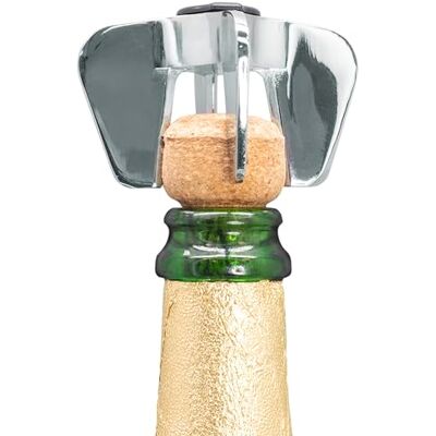 VB VIN BOUQUET FID 1539 Champagner- und Sektöffner, verchromt, sicherer Griff und müheloses Öffnen, kompaktes und robustes Design VB VIN BOUQUET FID 1539 Champagner- und Sektöffner, verchromt, sicherer Griff und müheloses Öffnen, kompaktes und robustes Design