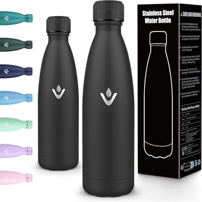 Motswedi Thermosflasche 750ml, Edelstahl Trinkflasche, Doppelwand Vakuum, Isolierte Wasserflasche, Trinkflasche Edelstahl, Leckdichte Flasche für die Camping, Schule, Fitness, im Freien, Schwarz-6C Motswedi Thermosflasche 750ml, Edelstahl Trinkflasche, Doppelwand Vakuum, Isolierte Wasserflasche, Trinkflasche Edelstahl, Leckdichte Flasche für die Camping, Schule, Fitness, im Freien, Schwarz-6C
