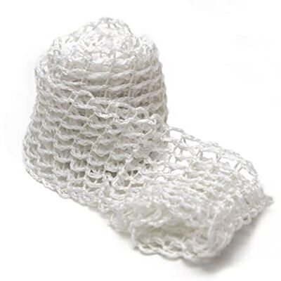 FACKELMANN Elastisches Fleischnetz, Metzgernetz für gefülltes Fleisch, Braten, Räuchern oder Rindfleisch, aus Polyester, weiß, ca. 2 m lang, 1 Stück FACKELMANN Elastisches Fleischnetz, Metzgernetz für gefülltes Fleisch, Braten, Räuchern oder Rindfleisch, aus Polyester, weiß, ca. 2 m lang, 1 Stück