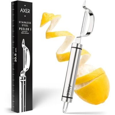 Axer Vertikaler Sparschäler Linkshänder und Rechtshänder – Spülmaschinenfest Obst und Gemüseschäler Edelstahl – Kartoffelschäler Spargelschäler Obstschäler Schäler Küche Potato Peeler Axer Vertikaler Sparschäler Linkshänder und Rechtshänder – Spülmaschinenfest Obst und Gemüseschäler Edelstahl – Kartoffelschäler Spargelschäler Obstschäler Schäler Küche Potato Peeler
