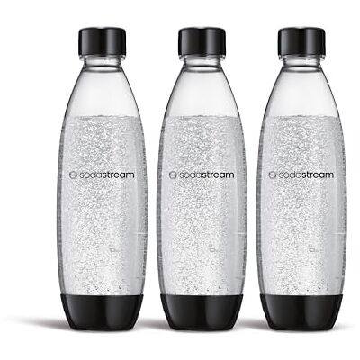 sodastream 0,8L BPA-freie FUSE Kunststoffflasche schwarz Spülmaschinengeeignet Kompatibel mit DUO, E-DUO, Terra, uvm. 3er-Pack sodastream 0,8L BPA-freie FUSE Kunststoffflasche schwarz Spülmaschinengeeignet Kompatibel mit DUO, E-DUO, Terra, uvm. 3er-Pack