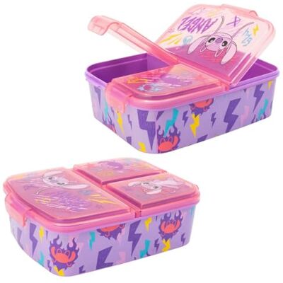 Stor Brotdose Angel 3 getrennte Fächer Stitch Lunch to Go Vesper Dose Stor Brotdose Angel 3 getrennte Fächer Stitch Lunch to Go Vesper Dose