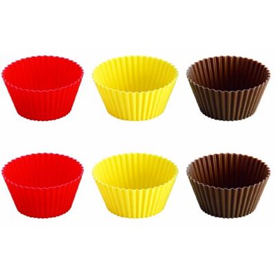 Tescoma Delicia Silikon-Backförmchen, 7 cm, 6 Stück Tescoma Delicia Silikon-Backförmchen, 7 cm, 6 Stück