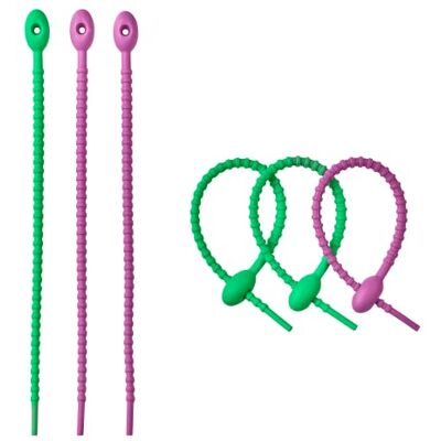 Lurch 70243 Universal-Verschlussband/Rouladenhalter 6er Set Silikon Lurch 70243 Universal-Verschlussband/Rouladenhalter 6er Set Silikon