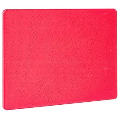 HENDI Schneidebrett, HACCP, Beidseitig nutzbar, glatt, minimiert das Abstumpfen von Messern, 450x300x(H)10mm, LPDE Kunststoff, rot HENDI Schneidebrett, HACCP, Beidseitig nutzbar, glatt, minimiert das Abstumpfen von Messern, 450x300x(H)10mm, LPDE Kunststoff, rot