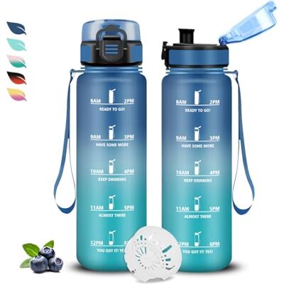 Grsta Trinkflasche Kinder- 0 5 liter- Trinkflaschen, Flasche mit Uhrzeit, Wasserflasche Auslaufsicher, Wasserflasche mit Zeitmarkierung, Leicht zu Reinigen, Flasche Erwachsene für Schule, Outdoor Grsta Trinkflasche Kinder- 0 5 liter- Trinkflaschen, Flasche mit Uhrzeit, Wasserflasche Auslaufsicher, Wasserflasche mit Zeitmarkierung, Leicht zu Reinigen, Flasche Erwachsene für Schule, Outdoor