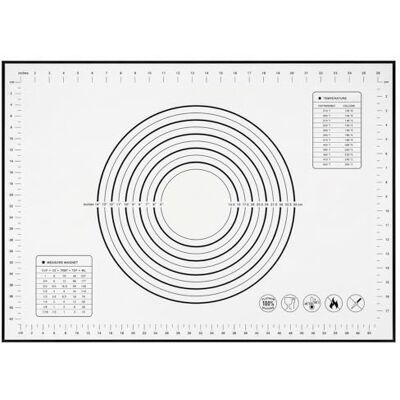 Carehabi Backmatte Silikon Antihafte Backunterlage Große 71x51 cm Rutschfeste Teigmatte Arbeitsmatte mit Messung Backfolie Hitzebeständig& Wiederverwendbar Brot Backen Zubehör für Pizza, Gebäck Carehabi Backmatte Silikon Antihafte Backunterlage Große 71x51 cm Rutschfeste Teigmatte Arbeitsmatte mit Messung Backfolie Hitzebeständig& Wiederverwendbar Brot Backen Zubehör für Pizza, Gebäck