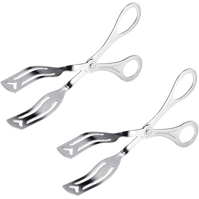 Westmark 2 Gebäckzangen – Vielseitige Zangen zum hygienischen Servieren von Backwaren und anderen Lebensmitteln, ideal für Buffets, 19,8 cm Länge – Rostfreier Edelstahl 18/8 Westmark 2 Gebäckzangen – Vielseitige Zangen zum hygienischen Servieren von Backwaren und anderen Lebensmitteln, ideal für Buffets, 19,8 cm Länge – Rostfreier Edelstahl 18/8
