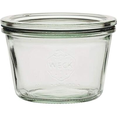Weck Einkochglas 250 ml (Rundrand Sturzform, Eingläser Dessertgläser, Dekorativ, Vielseitig, Inhalt: 0.25 Liter, zum Aufbewahren von Vorräten) 3 Stück Weck Einkochglas 250 ml (Rundrand Sturzform, Eingläser Dessertgläser, Dekorativ, Vielseitig, Inhalt: 0.25 Liter, zum Aufbewahren von Vorräten) 3 Stück
