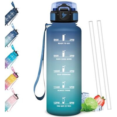 Mulbijeo Trinkflasche 1 5 Liter, Auslaufsicher, Trinkflasche Kohlensäure Geeignet, Sportflasche BPA-Frei, Wasserflasche mit Strohhalm, Flasche Sport für Outdoor, Wandern, Fitness, Radfahren, Party Mulbijeo Trinkflasche 1 5 Liter, Auslaufsicher, Trinkflasche Kohlensäure Geeignet, Sportflasche BPA-Frei, Wasserflasche mit Strohhalm, Flasche Sport für Outdoor, Wandern, Fitness, Radfahren, Party