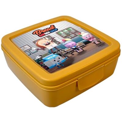 Snips Lunch Sandwich Box, Lizenz Brot Barbershop, Toast Halter, Snack Behälter, Schule Lunch Box 14,5 x 14,5 x 5,5 cm, Made in Italy Snips Lunch Sandwich Box, Lizenz Brot Barbershop, Toast Halter, Snack Behälter, Schule Lunch Box 14,5 x 14,5 x 5,5 cm, Made in Italy