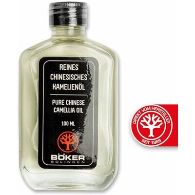 Böker SOLINGEN Kamelienöl Messer Öl lebensmittelecht 100 ml Flasche Camelia Oil Holzöl Messergriff Böker SOLINGEN Kamelienöl Messer Öl lebensmittelecht 100 ml Flasche Camelia Oil Holzöl Messergriff
