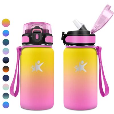 KollyKolla Isolierflasche 500ml, Thermosflasche Kohlensäure Geeignet, Auslaufsicher Wasserflasche mit Strohhalm, Einhandöffnung, BPA-Frei, für Wasser, Reisen, Camping, Fahrrad, Schule KollyKolla Isolierflasche 500ml, Thermosflasche Kohlensäure Geeignet, Auslaufsicher Wasserflasche mit Strohhalm, Einhandöffnung, BPA-Frei, für Wasser, Reisen, Camping, Fahrrad, Schule